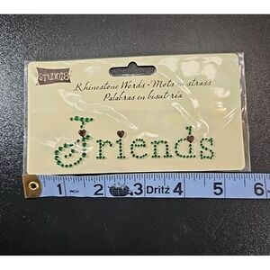 Studio 18 Autumn Days Rhinestone Words Sticker Fall Embellishment Friends